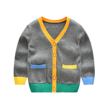 Nouveaux vêtements tricotés pour enfants, gilet pull enfant